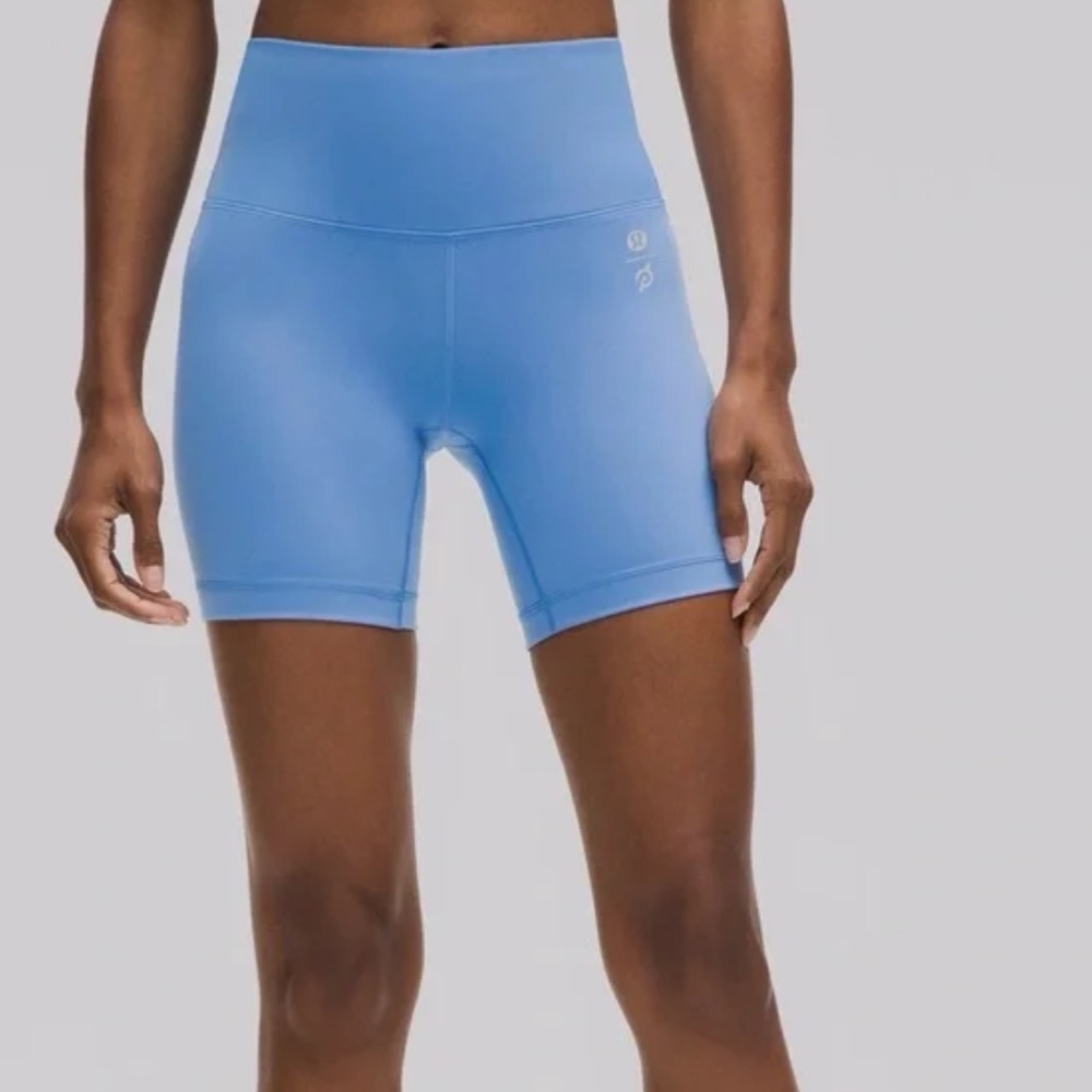 lululemon athletica High-Rise Align Bike Shorts - Periwinkle Blue